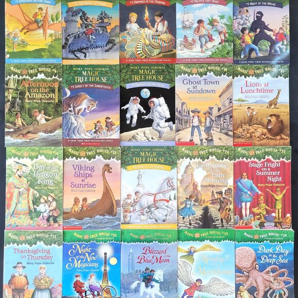 MAGIC TREE HOUSE & MERLIN MISSION LOT OF 20 SCHOLASTIC BOOKS BY MARY POPE OSBORN - Picture 2 of 15